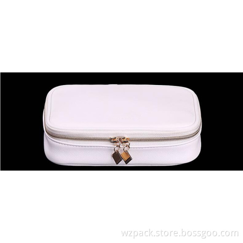 2016 OEM New Women Multifunction Travel PU Leather Cosmetic Bag Makeup Case Pouch Toiletry Organizer